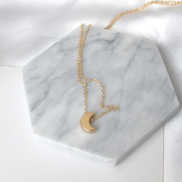 4/$25 Dainty Moon Necklace - Picture 3 of 6